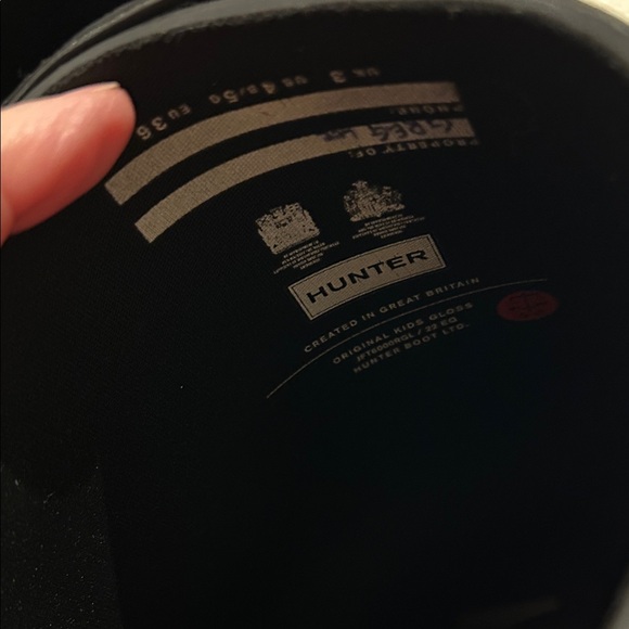 Hunter Kids Black Rain Boots - Picture 5 of 5